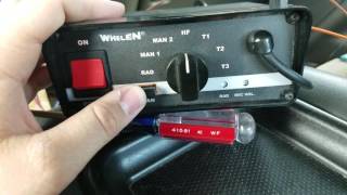 Whelen 295SL100 Siren Demo [upl. by Ennagrom491]