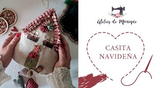 Decora tu Navidad con una Casita de Patchwork [upl. by Adalie978]