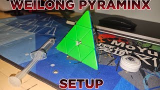 SETUP PYRAMINX WEILONG [upl. by Vanthe399]