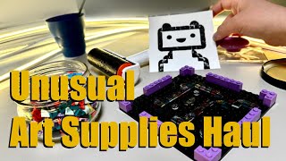 Unusual Art Supplies Haul [upl. by Enitsej]