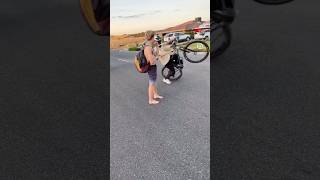 E bike🔥😱mtbstunt bikestunt bmx stunt bmxlife ebike unfrezzmyaccount youtubeteam bikelife [upl. by Nylodam118]