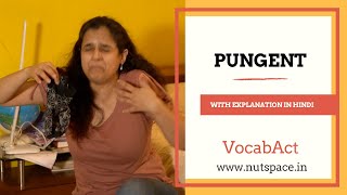 Pungent Meaning amp Pronunciation  English amp Hindi Vocabulary  VocabAct [upl. by Trinee945]