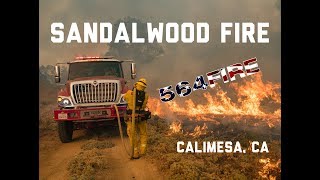 Sandalwood Fire  Calimesa CA [upl. by Arriaes]