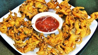 कुरकुरीत कांदा भजी  Kanda Bhaji  Crispy Onion Pakoda  Madhurasrecipe [upl. by Nahoj]