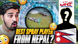 REACTING TO BEST SPRAY PLAYER FROM NEPAL 🇳🇵 DRS SLEEPY BEST PUBG SPRAYS 🥵 [upl. by Ittam]