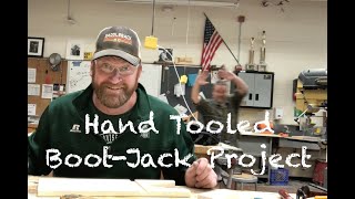 Hand Tooled Boot Jack Project 2020 [upl. by Gallagher186]