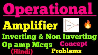 op amp inverting and non inverting op amp mcqs [upl. by Yedarb]