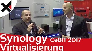 Synology CeBIT 2017 Virtualisierung von Windows DSM und Linux mit Virtual DSM  iDomiX [upl. by Rozanne]