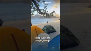 Discover Serenity Camping at Layag Layag Island Nasugbu Batangas [upl. by Kentigerma587]