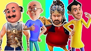 Wrong Head Funny Motu Patlu Gattu Baahubali in India fun Matching Game [upl. by Leeth]