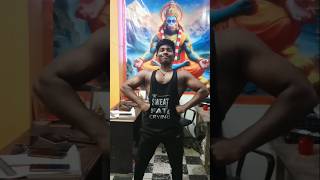 motivational video Hanuman chalisa gym fit vlog Ravifitvlog09 [upl. by Nytram]