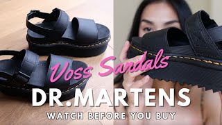 Dr Martens VOSS SANDALS Review  Doc Martens WATCH before you buy [upl. by Elokin]