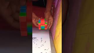 How to make chequerboard pattern on 4 by 4 Rubiks cube shorts [upl. by Chaille]