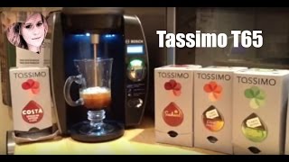 Tassimo T65 Coffee Machine Review  How to Use  Great Tasting Coffee  Cappuccino [upl. by Ackerley]