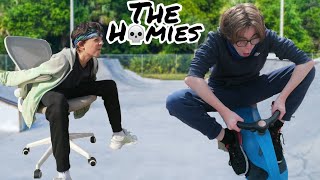 The Homies go to a SKATE PARK with WEIRD wheels [upl. by Johnna]