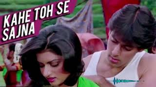 Kahe Toh Se Sajna  Maine Pyar Kiya  Salman Khan Bhagyashree  Old Hindi Romantic Song [upl. by Desdamona737]