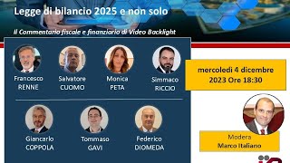 Legge di bilancio 2025 e non solo [upl. by Derfiniw]