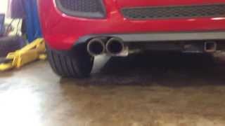 2012 fiat 500 road race exhaust install [upl. by Wiener]