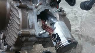 Pasang Block Cylinder Modenas Dinamik 120 After Over Size Nut [upl. by Jodi]