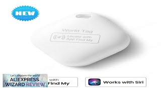 Mini GPS Tracker Smart Tag Compatible with iOS Find My APP Global Review [upl. by Ahsenrad]