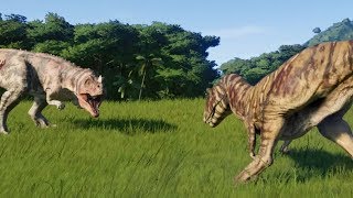 Ceratosaurus VS Metriacanthosaurus  Jurassic World Evolution [upl. by Smith924]