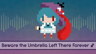 【Touhou Lyrics】 Beware the Umbrella Left There Forever [upl. by Aidni]