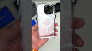 Unboxing Clarity RHINOSHIELD iPhone 15 Pro Max Clear Case 📱 shorts rhinoshield [upl. by Ilek981]