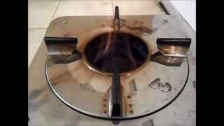 Rice Husk Pellet Fuel in PrimeUB Stove [upl. by Nafri704]