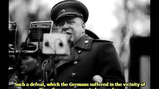 Soviet Marshal Georgy Zhukov speech in Kiev November 1943 ENG SUB [upl. by Marka]