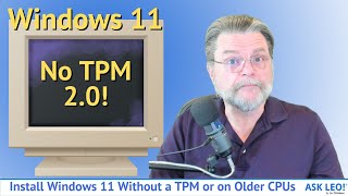 Install Windows 11 Without a TPM 20 or on Older CPUs [upl. by Eliga]