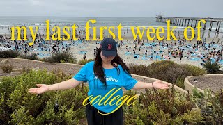 my last first week of college  UCSD college life senior season [upl. by Eizzil]