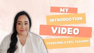 Teacher Prisly Tefl Introduction Video [upl. by Eca857]