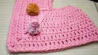 🤩 Tutorial Fácil para Tejer Crochet 😍Poncho Tejido a Crochet Paso a Paso‼️ Tejiendo con Hilda Rosa 🔔 [upl. by Odie]