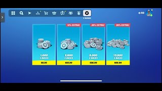 GIVING AWAY VBUCKS FORTNITE [upl. by Oivat]