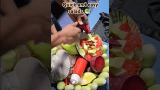 Easy Salad youtubeshorts trending viralvideo viralshorts viralreels shorts [upl. by Oesile]