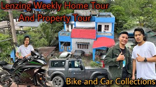 Lenzing Weekly Home and Property Tour  Bike and Cars Collections  Richest YouTuber of Arunachal [upl. by Warga]