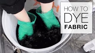 How to Dye Fabric Immersion Dye Technique Tutorial [upl. by Nomis]