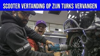 SCOOTER VERTANDING OP ZIJN TURKS VERVANGEN  VOL GAS MET JOEY [upl. by Opaline]