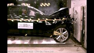 Hyundai Genesis Coupe  2010  Frontal Crash Test 3  NHTSA  CrashNet1 [upl. by Hodgkinson303]