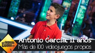 El niño de 11 años que ha inventado más de 100 videojuegos propios  El Hormiguero 30 [upl. by Ellissa]