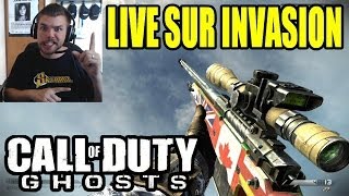 GHOSTS  Face live au sniper avec Sackzi  DLC Invasion gameplay [upl. by Ttehc643]