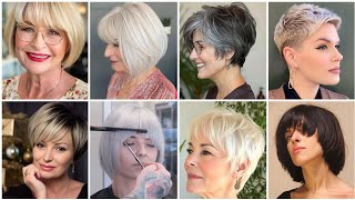 Best Woman Short HaircutShort Bob pixie Haircut 😍 Latest Top trending ideas tutorial beautiful [upl. by Aleit]