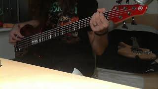 Warrel Dane  Lucretia My Reflection BASS COVER [upl. by Ailekat574]