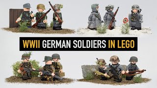 LEGO WW2 German Soldiers  Valiant Bricks [upl. by Hedve]