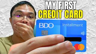 How I got My FIRST CREDIT CARD as Student  Credit Card for Beginner  BDO Installment Card [upl. by Aylmer473]