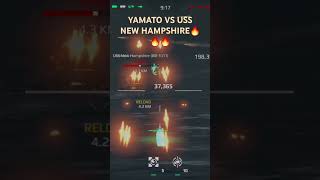 YAMATO VS USS NEW HAMPSHIRE🔥🔥🔥modernwarshipsgameplay [upl. by Jagir958]