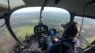 Autorotation from 6000 ft Robinson R44 Raven II [upl. by Sugihara237]