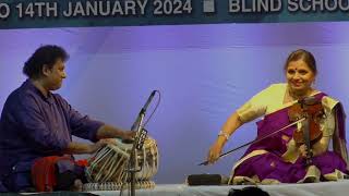 Bidushi Kala Ramnath  Violin  Satyajait Talwarkar  Tabla [upl. by Zoha981]