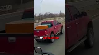 Unbelievable Road Rage Between Semi Truck and Pickup Driver 😳 [upl. by Nawuj]