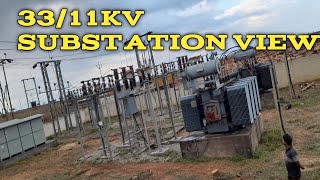 3311kv substation swtichyard view  3311kv substation ke andr ka view [upl. by Selemas726]